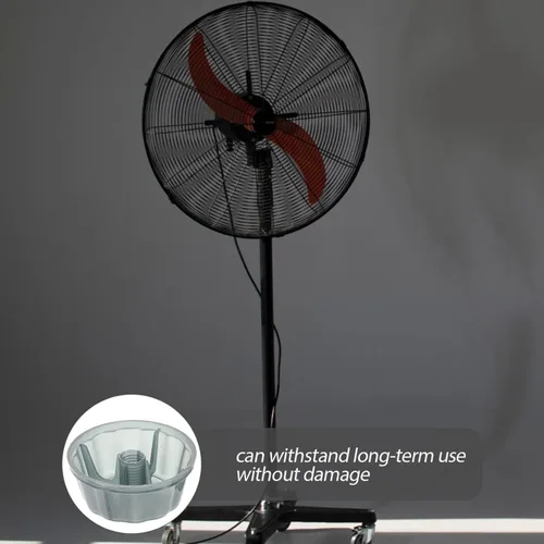 Vista 4 de Angoily 5 tapas de tuerca de ventilador para ventiladores de techo fáciles de instalar, tapas de plástico para fijación de cuchillas, compatibilidad