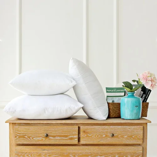 Vista 7 de Eforcase Inserto de almohadas de 18 x 18 pulgadas, insertos de almohada para sofá, silla, inserto cuadrado para fundas de almohada para fundas