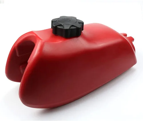 Vista 4 de Nueva Tapa de Combustible de Tanque de Gasolina de Plástico Rojo para Honda ATC70 ATC 70 1972-1985