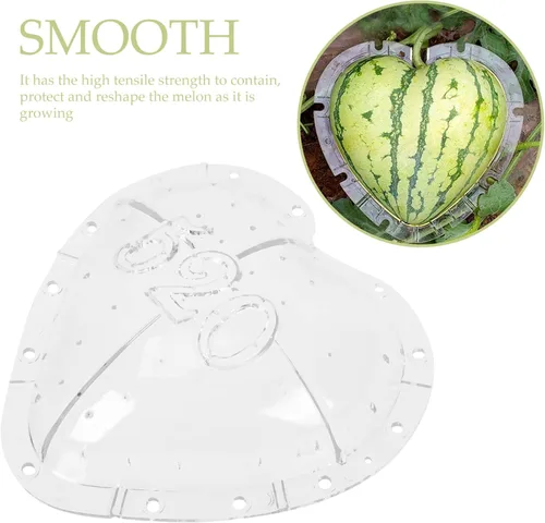 Vista 8 de Forma de fruta de sandía en forma de corazón para hortalizas y frutas de jardín que forman 7.28X7.28X4.52 pulgadas