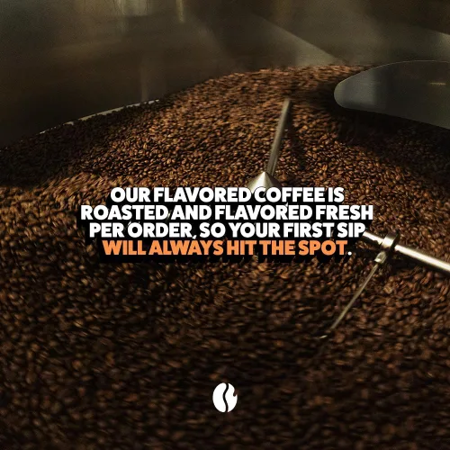 Vista 6 de Fresh Roasted Coffee, Amaretto - Café saborizado, 12 onzas, tostado medio, Kosher, grano entero