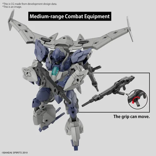 Vista 9 de Bandai Hobby - Misiones de 30 minutos - #64 bEXM-21 Verdenova (Navy), Bandai Spirits Kit de Modelo 30 MM