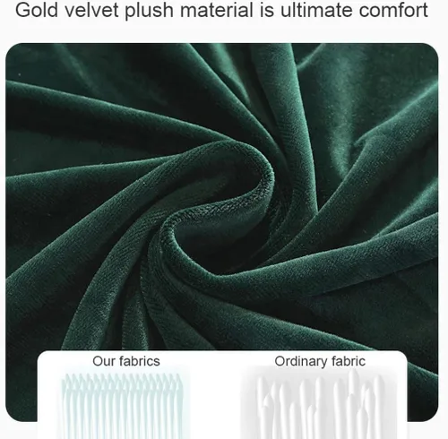 Vista 3 de Funda de terciopelo para sofá en forma de L, 1, 2, 3, 4 plazas, funda elástica para sofá seccional, protector de muebles antideslizante para niños