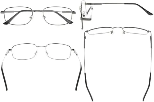 Vista 2 de Eyekepper Gafas de lectura para hombre y mujer con memoria de titanio flexible