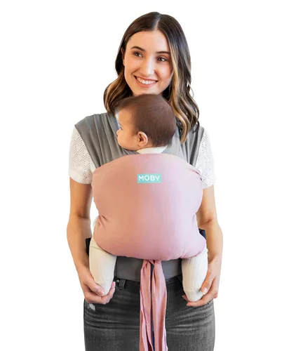 Vista 9 de Portabebés MOBY Easy Wrap de Petunia Pickle Bottom - Ojal Negro