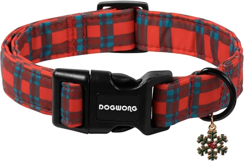 Vista 34 de DOGWONG Collar de perro de San Valentín, collar de perro con estampado de corazones para perros grandes, lindos collares de primavera, hembra