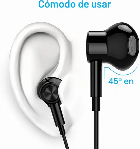 Vista 3 de Auriculares magnéticos de 0.1 in con aislamiento de ruido en la oreja con Negro