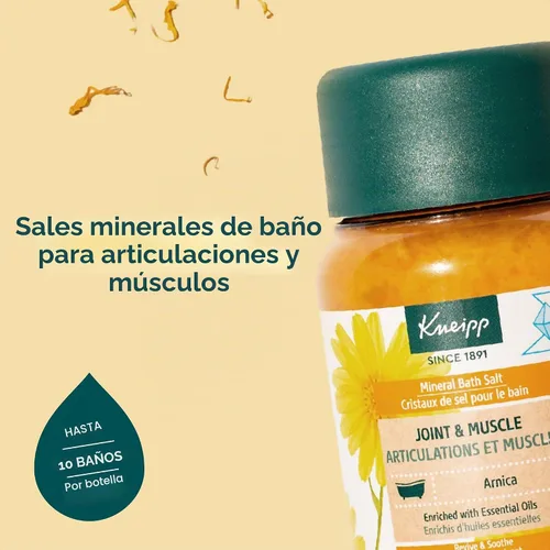 Vista 2 de Kneipp - Sales minerales de baño, 17.63 onzas