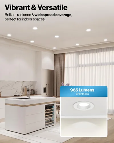 Vista 2 de Downlight - LED Empotrable de 5/6 Pulgadas Recorte Suave 965 LM 13W 16PK Multicolor