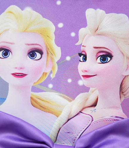 Vista 5 de CHXWTEAM - Disfraz de princesa de nieve para niñas pequeñas, disfraz de reina con horquilla