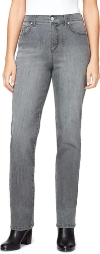Vista 99 de Gloria Vanderbilt - Pantalones de mezclilla Amanda clásicos de tiro alto y pierna cónica petite para mujer Begonia Bloom