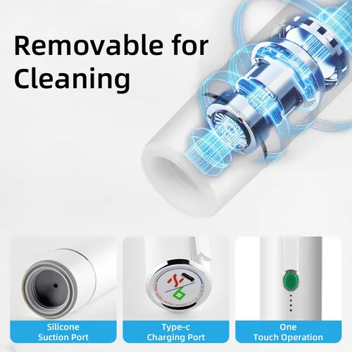 Vista 7 de Vixino Sellador al vacío, sellador al vacío para alimentos, sellador de vacío de mano