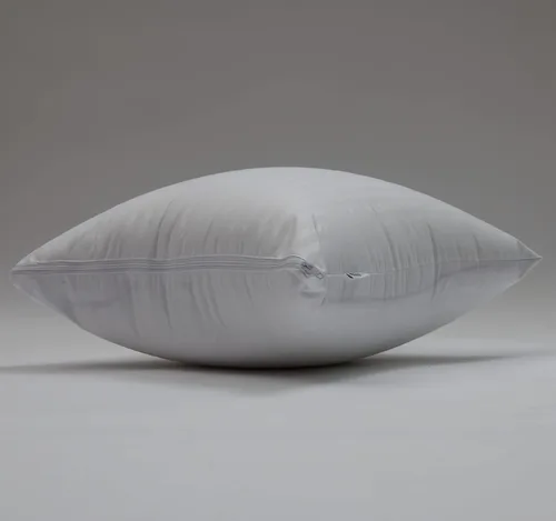 Vista 4 de Paquete de 4 protectores de almohada a prueba de plumas de 22 x 22 pulgadas, fundas impermeables para almohadas cuadradas de plumón de ganso
