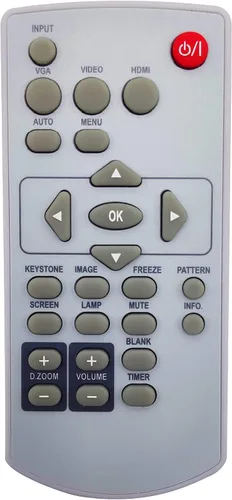 Vista 6 de 45.78901G001 Control remoto para proyector Eiki EK-610U, EK-611W, EK-612X, EK-620U, EK-621W, EK-800U, EK-810U, EK-811W, EK-812U, EK-815U, EK-818U