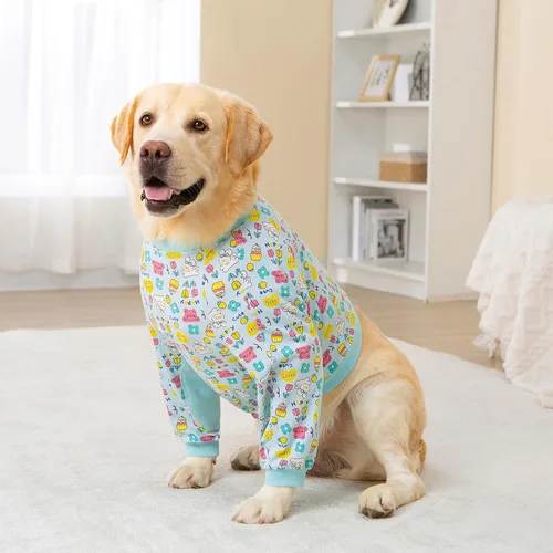 Vista 6 de Camisa de recuperación para perros para piernas delanteras, codos para perro, funda para proteger los codos y brazos, deja de lamer