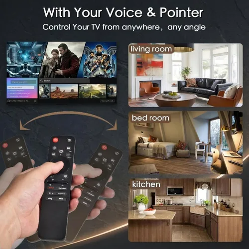 Vista 6 de Control remoto mágico para LG Smart TV 2019-2025, control de voz y puntero