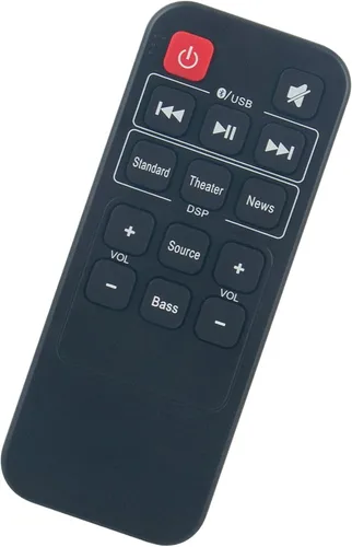 Vista 2 de RMT-HSB318 Control remoto de repuesto para Insignia Home Cinema Altavoces NS-HSB318 Soundbar Home Theater Speaker NSHSB318
