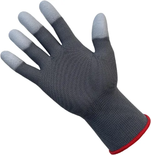 Vista 3 de guante profesional resistente al calor para peinar el cabello rizado con bloqueo de calor. 1 par. Talla única para todos.