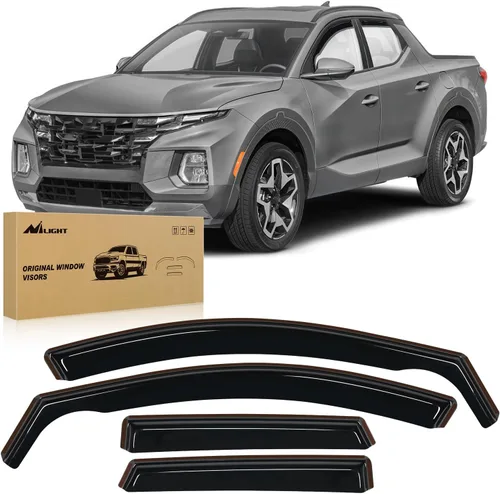 Vista 19 de Nilight - Deflectores de lluvia en canal para Ford Bronco Sport 2021 2022 2023 2024, deflectores de ventana originales, viseras de ventilación