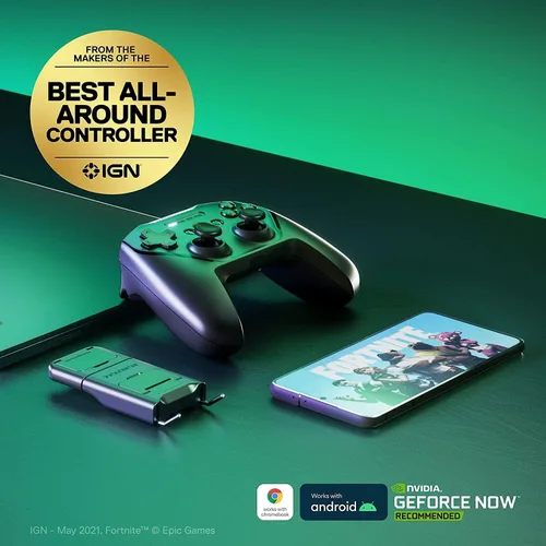 Vista 9 de SteelSeries Stratus+ Bluetooth Gaming Controller para Android y Windows - Móvil - Sensores de efecto Hall - Clickable L3R3
