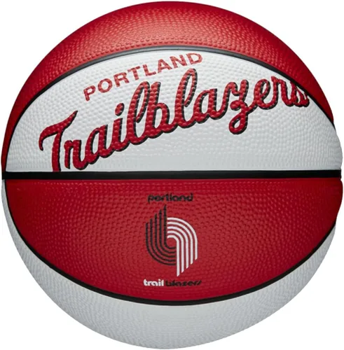 Vista 4 de Wilson NBA Team Retro Mini Balones de Baloncesto - Tamaño Mini - 3" Denver Nuggets