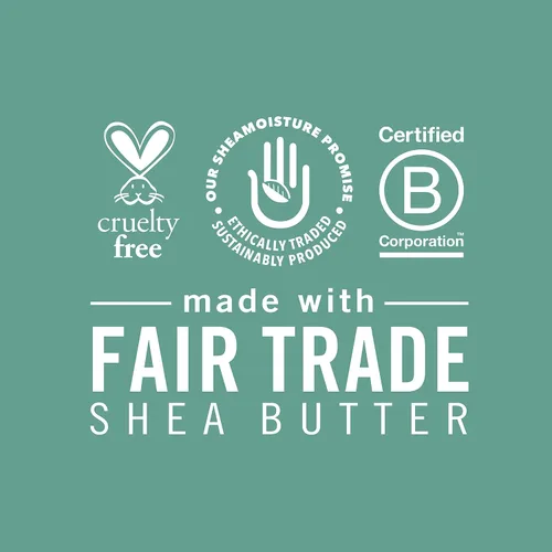 Vista 8 de SheaMoisture - Crema para el cabello con pegamento para pelucas y tejidos, árbol de té y semillas de borraja, producto para el cabello a base