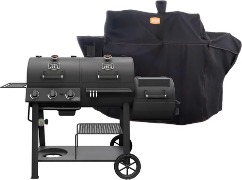 Vista 9 de Oklahoma Joe's Canyon Combo DLX 24203005 - Ahumador y parrilla a gas propano