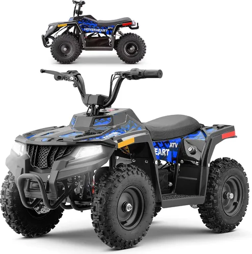 Vista 9 de Hover Heart ATV eléctrico, 36V eléctrico 4 ruedas para niños, verde Verde flúor