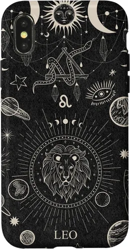 Vista 5 de Galaxy Zodiac Sign Astrological Celestial Aesthetic Leo Case for iPhone 17