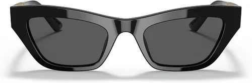 Vista 4 de Versace VE 4419 GB187 - Lentes de sol de plástico negro con ojo de gato, lente gris