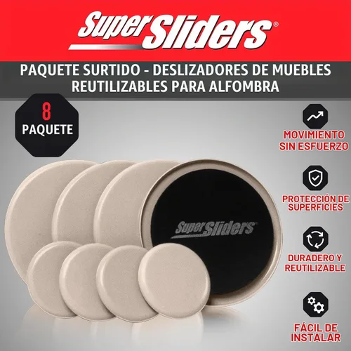 Vista 2 de Super Sliders deslizador reutilizable para tamaño mediano., 7030