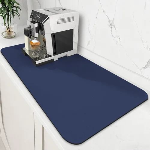 Vista 16 de Tapete de café súper absorbente para secar platos, tapete para barra de Caqui