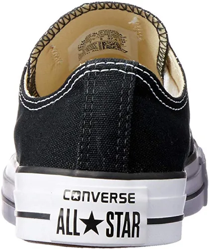 Vista 3 de Converse Tenis unisex Chuck Taylor All Star de lona bajas negro