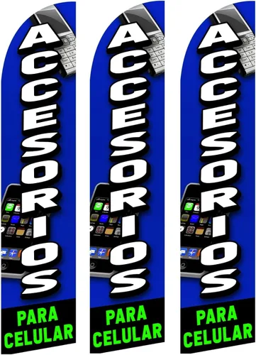 Vista 4 de OnPoint Wares Accesorios Para Celular Banderas - Paquete de 2 (accesorios no incluidos) S