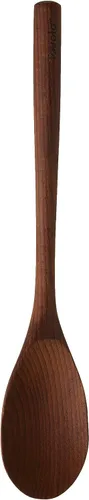 Vista 8 de Tovolo Cuchara de madera ranurada, utensilio de cocina de madera de olivo para cocinar y servir, spoodle de madera natural con agarre cómodo