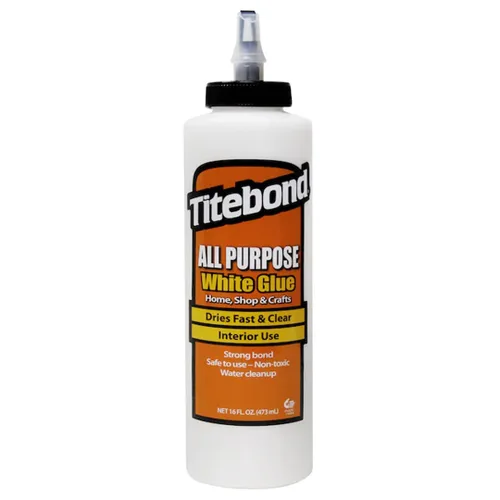 Vista 10 de Titebond pegamento multiusos blanco, para el hogar, taller, escuela y manualidades, versátil, se seca rápido y transparente, fácil de usar, limpieza