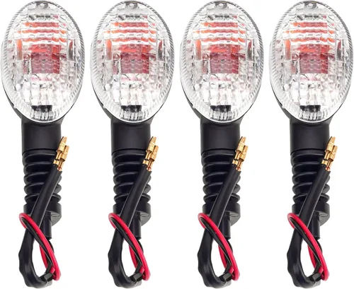 Vista 9 de AHL Luz indicadora ámbar de señal de giro 23037-0115 23037-0388 23037-0376 para KAWASAKI KLX300SM 2020-2022, KLX230R 2020-2022, EX250 Ninja 250