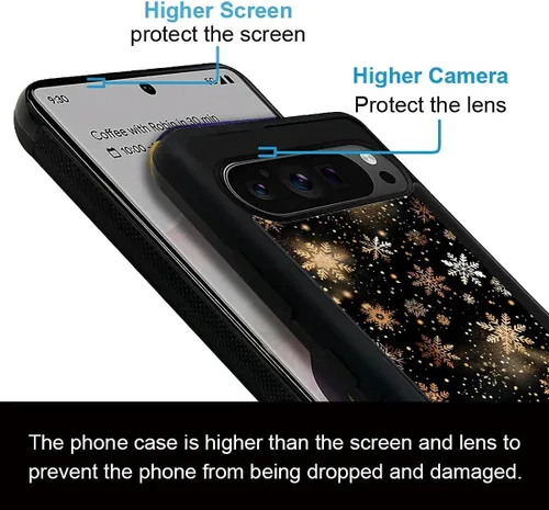 Vista 1129 de Compatible con Google Pixel 4A 5G Mobile Case Creative Acrylic Panel trasero Silicona Protección Grip especialmente diseñado para Google Pixel 4A 5G