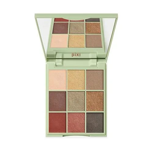 Vista 2 de Pixi Beauty Eye Effects - Hazelnut Hazelnut Paleta compacta de sombra de ojos de 9 tonos Fácil de aplicar color de alto pigmento Sin parabenos