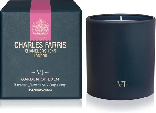 Vista 10 de Charles Farris Vela perfumada de lujo – 1 mecha, vertida a mano, larga duración, combustión limpia, 7.5 onzas, quema hasta 50 horas, fabricada