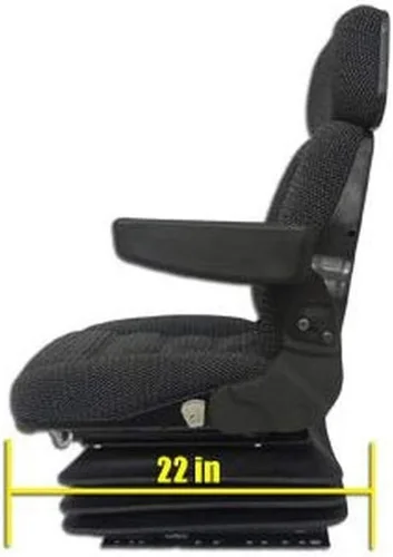 Vista 5 de RAParts FAA1214 - Kit de montaje de asiento de tela universal con reposabrazos