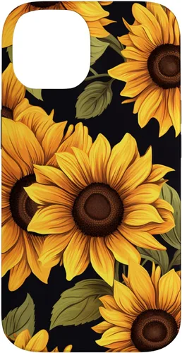 Vista 4 de Aesthetic Sunflowers Funda con diseño de flores silvestres para iPhone 17