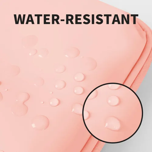 Vista 5 de Funda de transporte para tablet de 12.9 pulgadas, máxima protección para tu iPad Pro, Surface Pro, Galaxy Tab S8 Plus y más (PU-rosa, 12.9 pulgadas)