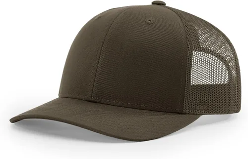 Vista 60 de Richardson 112 Gorra de Camionero - Gorra Snapback Ajustable Premium - Gorras Richardson en Blanco de Seis Paneles Estructurados Árbol real Max 7