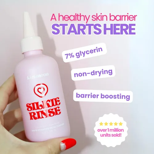 Vista 2 de Kiramoon Jabón facial Silkie Rinse Hidratante Suave Limpiador Facial para Piel Seca o Sensible – Desmaquillante Hidratante y Lavado Facial