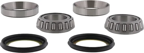 Vista 2 de All Balls Racing 22-1002 Kit de sello de rodamiento de eje de dirección Compatible con/Reemplazo para Honda