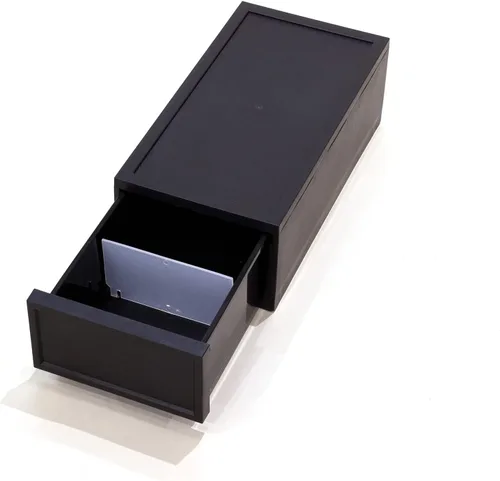 Vista 6 de ASTAGE Cajón de plástico con bloque de cajones apilables, almacenamiento modular, cajón de almacenamiento para el hogar, armario, sala de estar