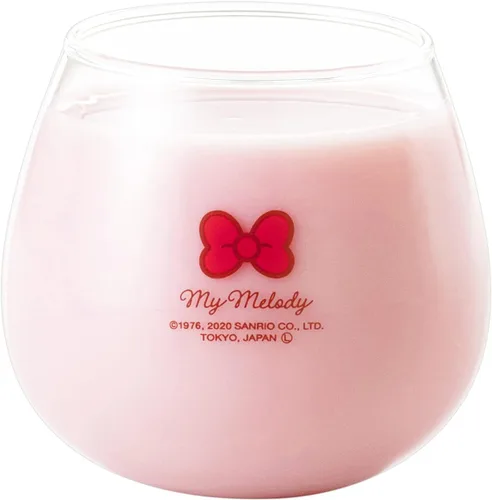 Vista 3 de Kaneshotouki Sanrio My Melody - Vaso tambaleante, 11.2 fl oz (10.8 fl oz), Face 501132
