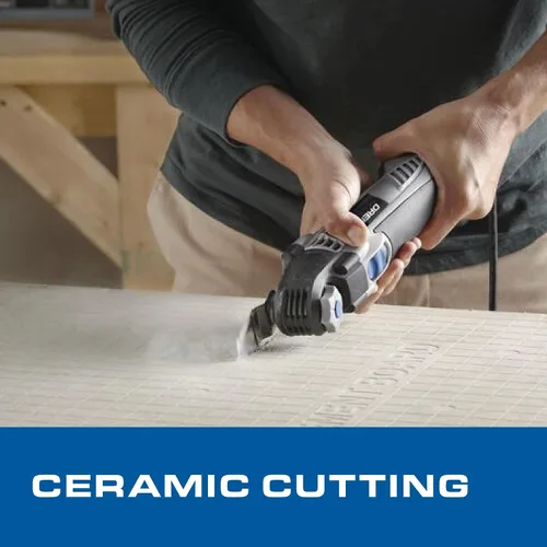 Vista 6 de Dremel Multi-Max MM20V-01 Kit de herramientas oscilantes inalámbricas con (1) batería