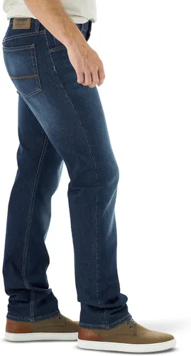Vista 4 de Wrangler Authentics Jeans ajustados de pierna recta para hombre